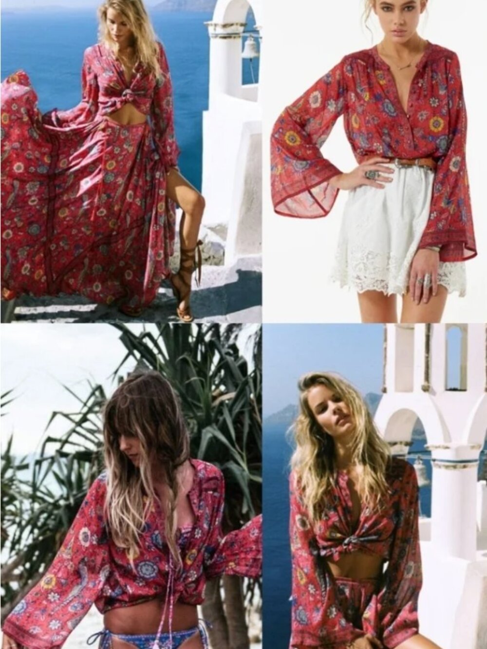 Spell & The Gypsy Rose Lovebird Blouse - Small - RARE - Lovebird Top